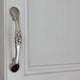 3" Center Braided Pull, Set of 3, Satin Nickel