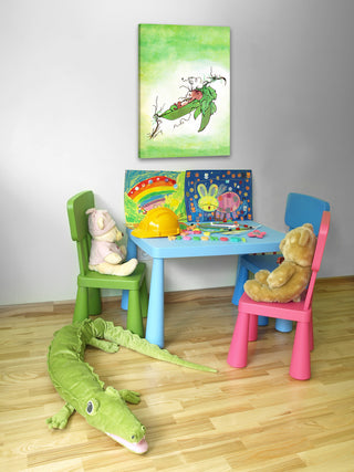 "Sleeping Mouses" Painting Print on Canvas by Curtis