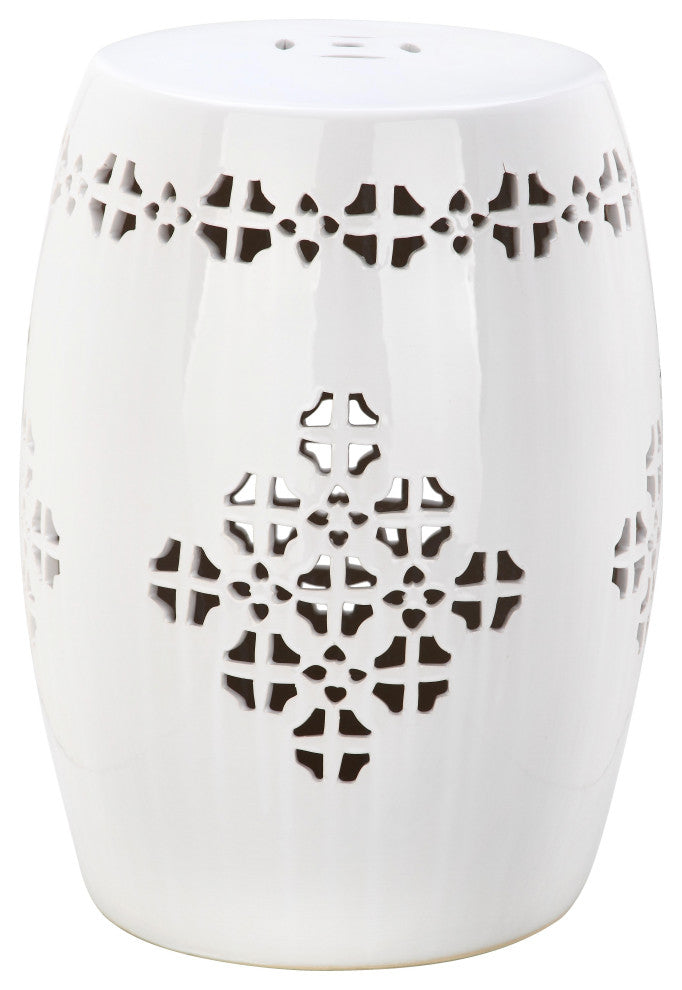 Safavieh Quatrefoil Garden Stool