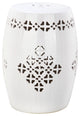 Safavieh Quatrefoil Garden Stool