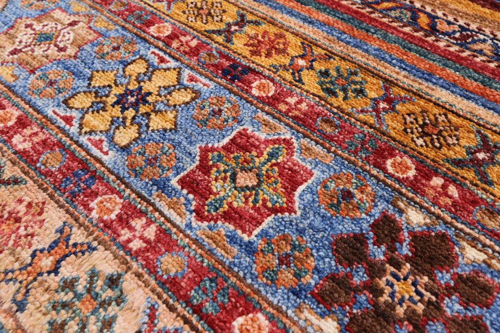 2' 8" X 4' 2" Khorjin Super Kazak Hand-Knotted Rug Q10967