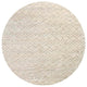 Ahgly Company Indoor Round Mid-Century Modern Area Rugs, 3' Round