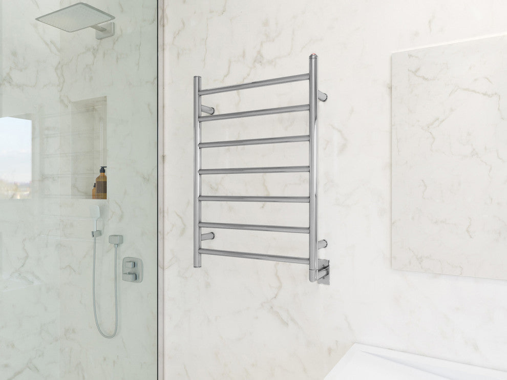 Ancona Chrome Electric Towel Warmer and Drying Rack