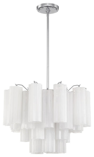 Addis 6-Light Chandelier, Polished Chrome
