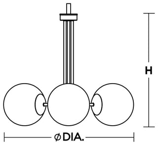 Metropolitan 27" LED Pendant, Satin Brass
