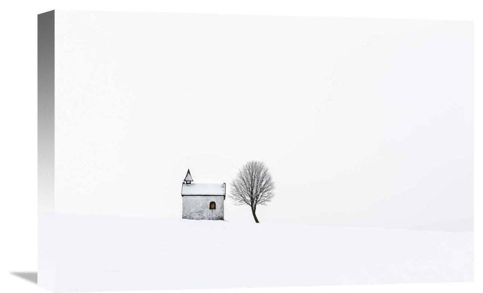 "The Chapel" Stretched Canvas Giclee by Tom Meier, 22x15"