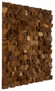 Blocks Wall Art, Chamcha Wood, Natural, Large