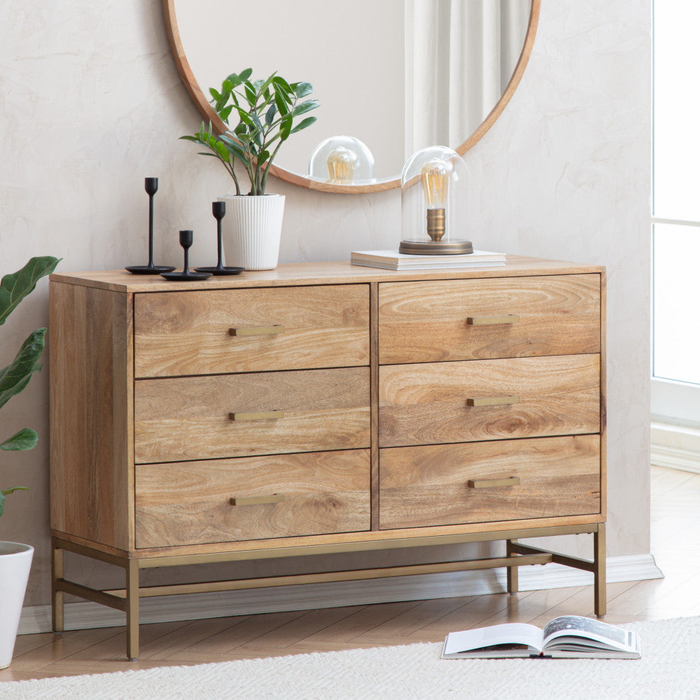 Leah Chest of Drawers, Natural