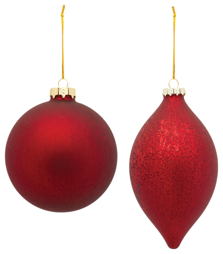 Glass Ornament, 6-Piece Set