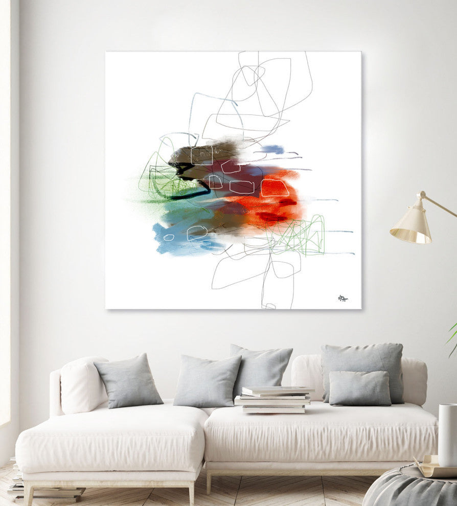 Loving Life I - 72 x 72 by Lisa Ridgers