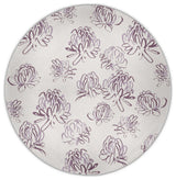 Tumbly Blossom Rug, Purple, 5' Round