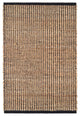 Dash & Albert Gridwork Black Handwoven Jute Rug, Black, 2' x 3'