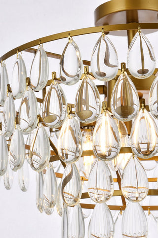 Murphy 18" Flush Mount, Brass