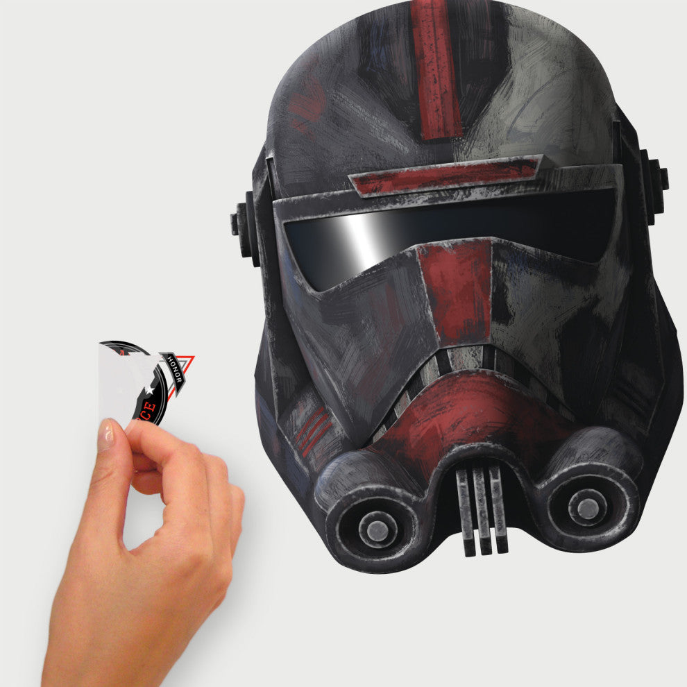 Bad Batch Helmets Peel and Stick Giant Wall Decal
