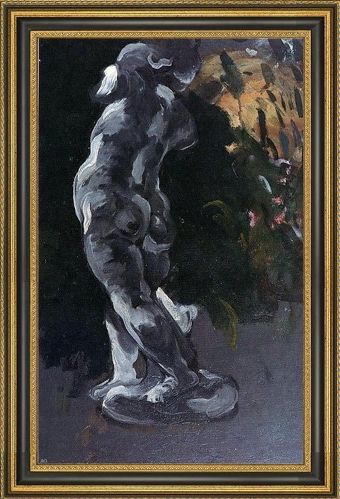 Paul Cezanne Plaster Cupid Framed Premium Canvas Print, 16"x24"