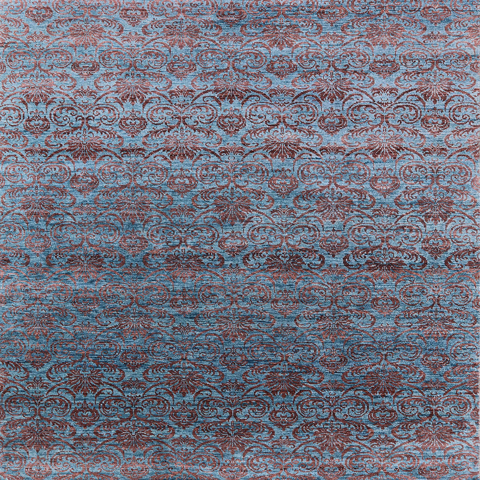 Ahgly Company Indoor Square Mid-Century Modern Area Rugs, 5' Square