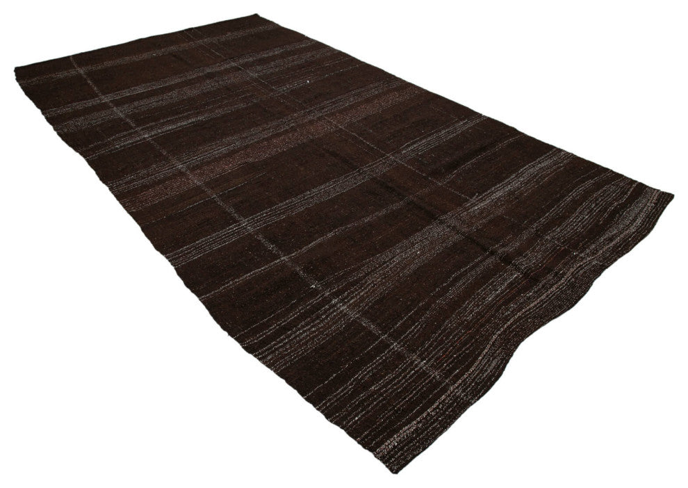 Rug N Carpet - Handmade Anatolian 5' 8'' x 10' 3'' Vintage Goat Hair Kilim Rug