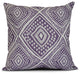 Purple Lil' Diamond Jil, Geometric Print Pillow, 20"x20"