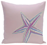 Polyester Decorative Pillow, Starfish, 18"x18"