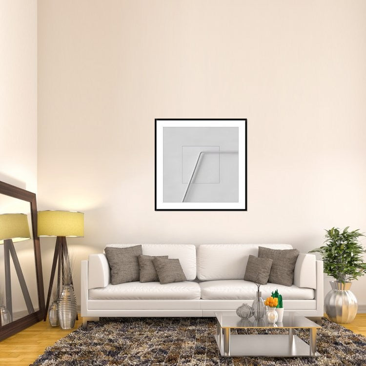 "Stabile" Framed Digital Print by Gilbert Claes, 44x44"