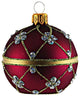 Purple Adorned Cardholder Ornament, Large