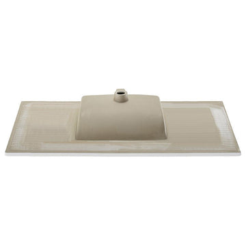 Swiss Madison SM-VT330 Voltaire 50" Ceramic Vanity Top - 1 - Glossy White