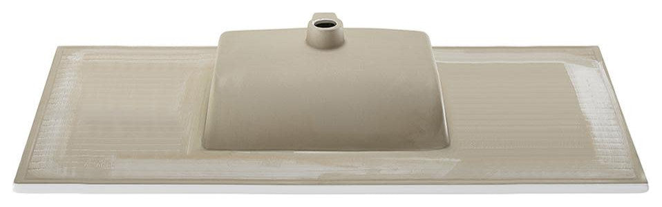 Swiss Madison SM-VT330 Voltaire 50" Ceramic Vanity Top - 1 - Glossy White