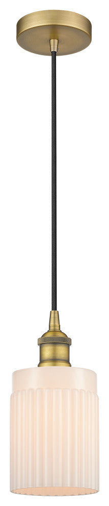 Innovations 616-1P-BB-G341-LED 1-Light Mini Pendant, Brushed Brass