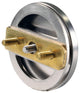19 in. Solder In Brass Bath Tub Waste Drain Kit, Satin Nickel