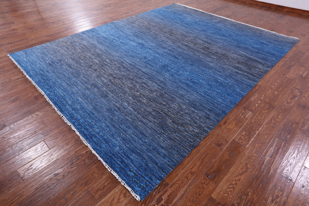 Savannah Grass Handmade Wool Rug 9' 0" X 11' 8" - Q13222