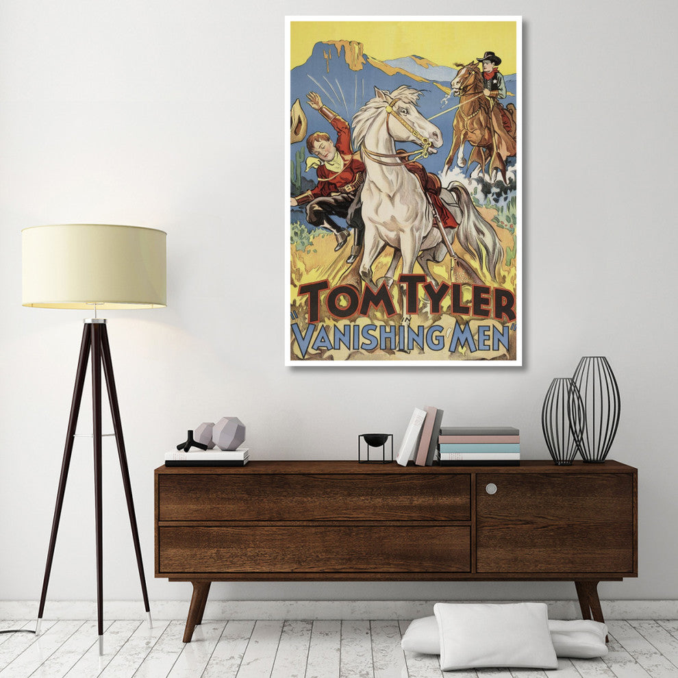 "Vintage Westerns: Vanishing men" Digital Paper Print, 42"x62"