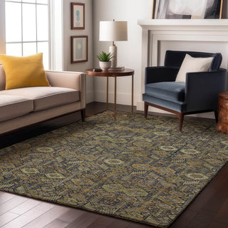 Premium Machine Washable Mayfield AMF574 Paprika 3' x 5' Rug