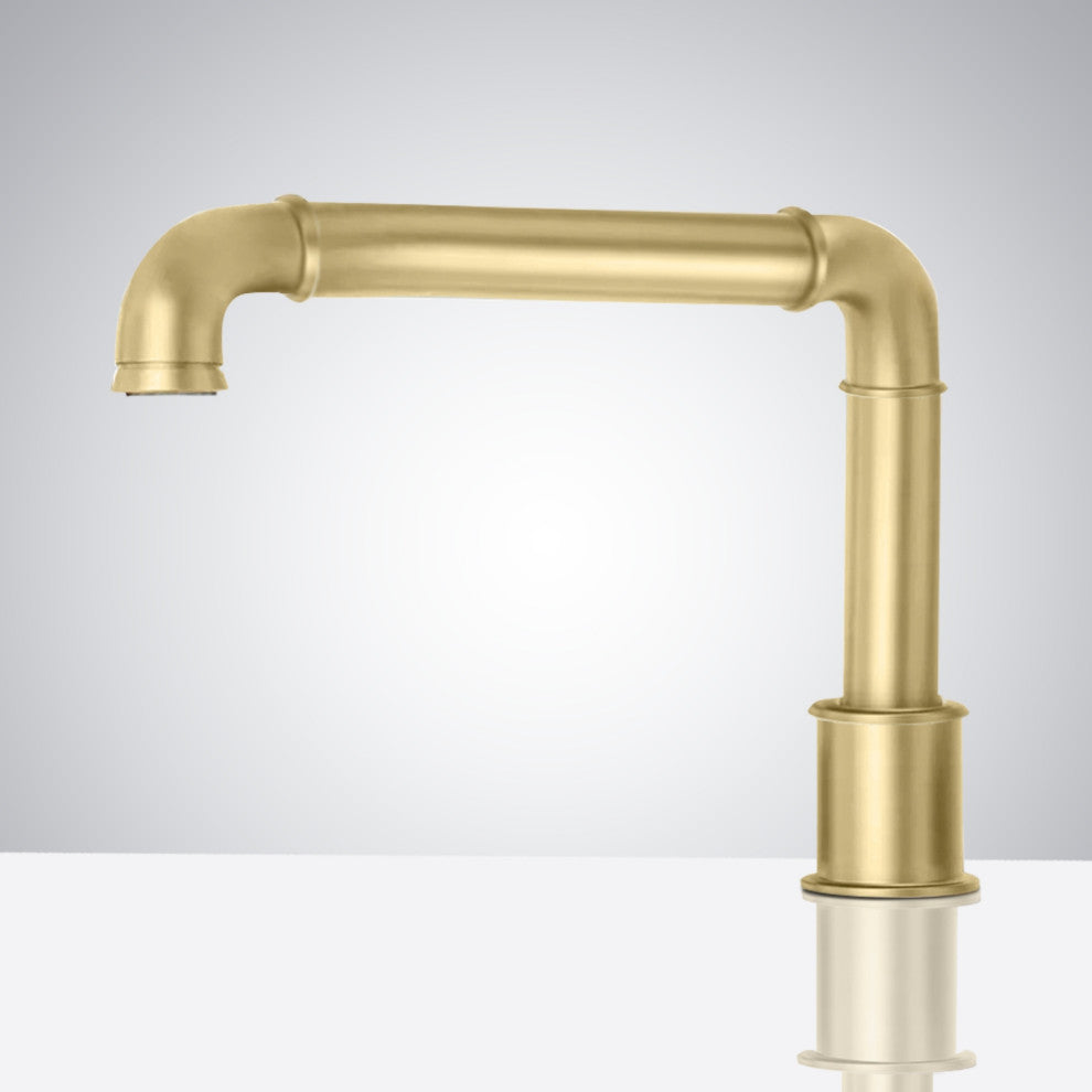 Fontana Commercial Brushed Gold Automatic Sensor Hands Free Faucet