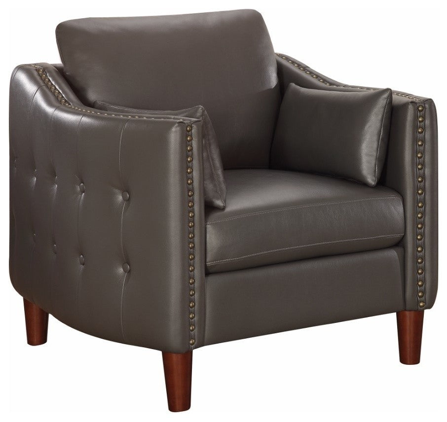 Living Room Chair, Gray