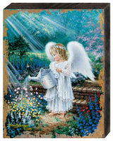 An Angels Gift Wooden Block, 24 X 18