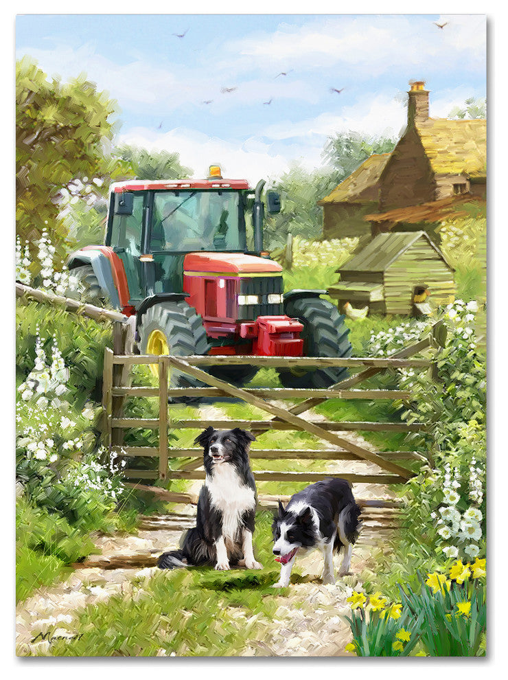 The Macneil Studio 'Tractor' Canvas Art, 47"x35"