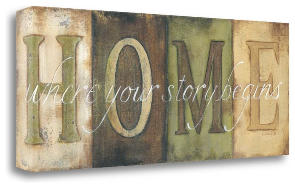 "Home" By Kim Lewis, Fine Art Giclee Print on Gallery Wrap Canvas, Ready to Hang
