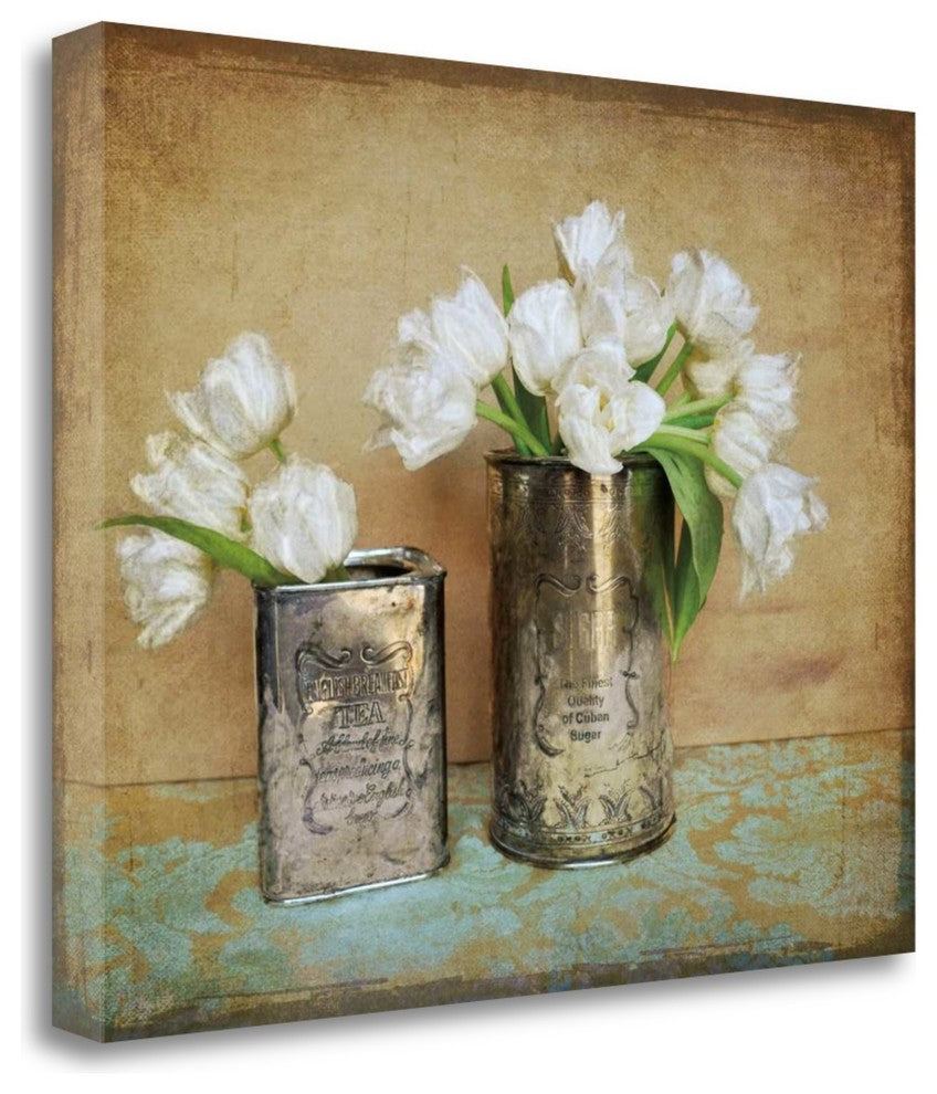 "Vintage Tulips I" By Cristin Atria, Giclee Print on Gallery Wrap Canvas