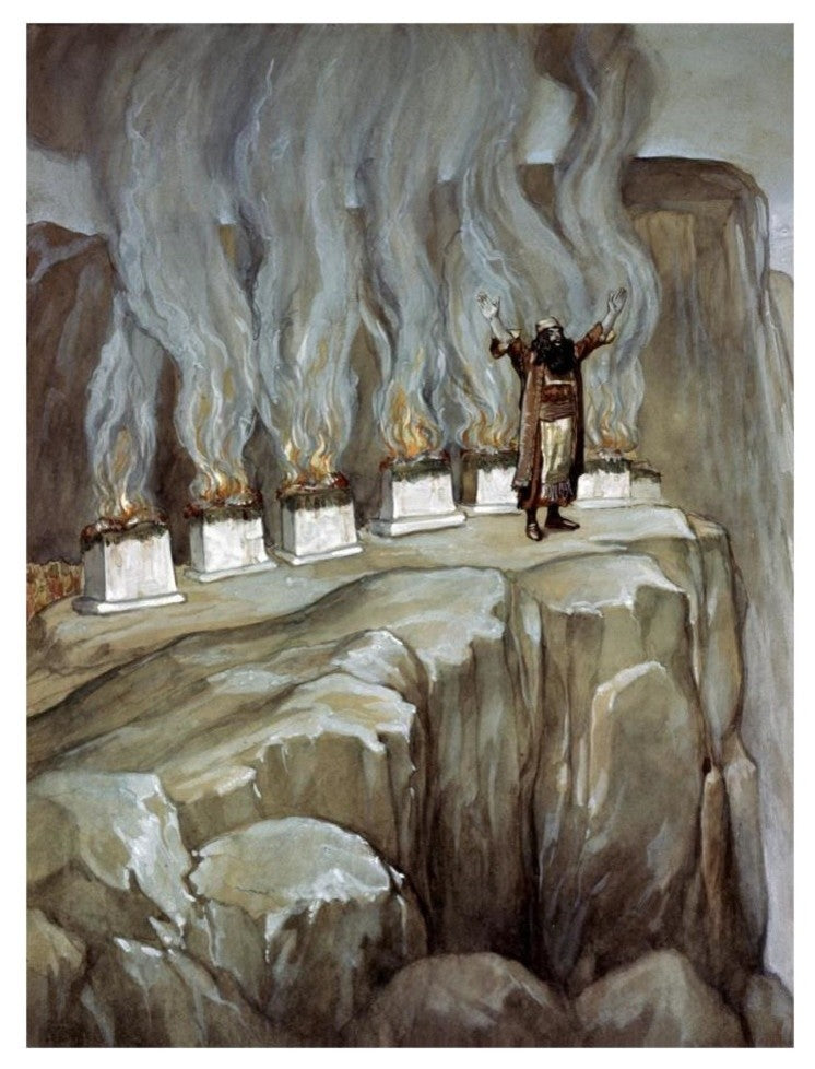 "Balaam Prophesies The Glory of Israel" Print by James Tissot, 24"x32"