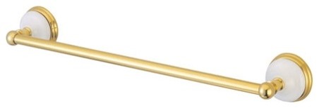 Kingston Brass 18" Towel Bar, Polished Brass