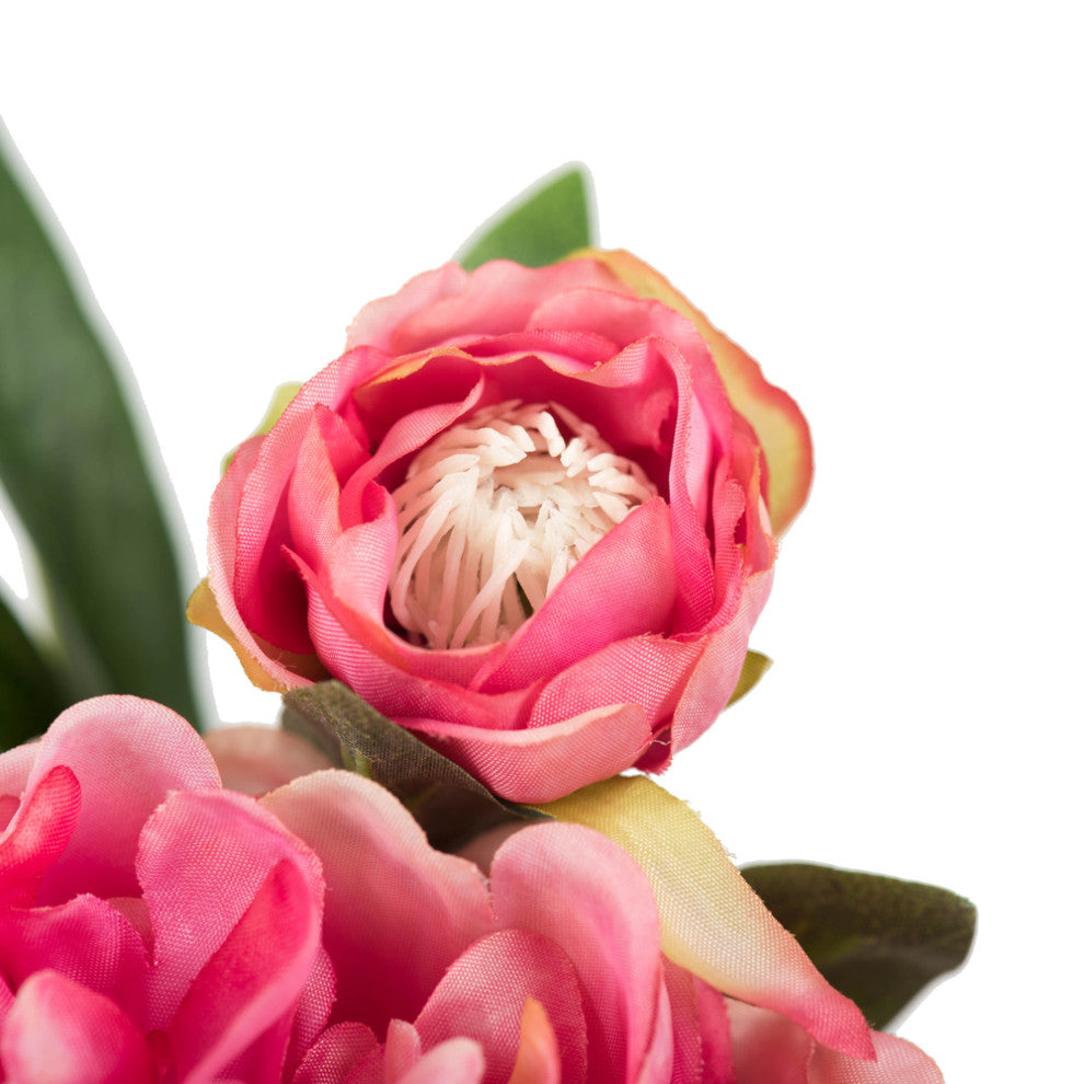 Vickerman Artificial Peony Stem, Pink