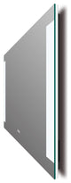 Frameless Rectangle LED Lighted Bath Vanity Mirror, 60" X 28"