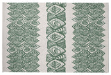Central Comb Rug, Green, 4'x6'