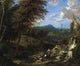 Cornelis Huysmans Wooded Hilly Landscape, Gallery Wrapped Canvas, 20"x25"