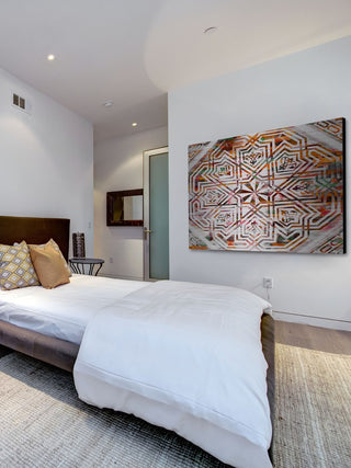 "Fekroun" Print on Brushed Aluminum, 36"x24"