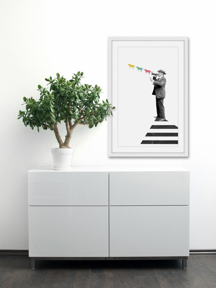 Marmont Hill, "Nina Todos Verde I" by Bengoa Vazquez Framed Painting, 16x24