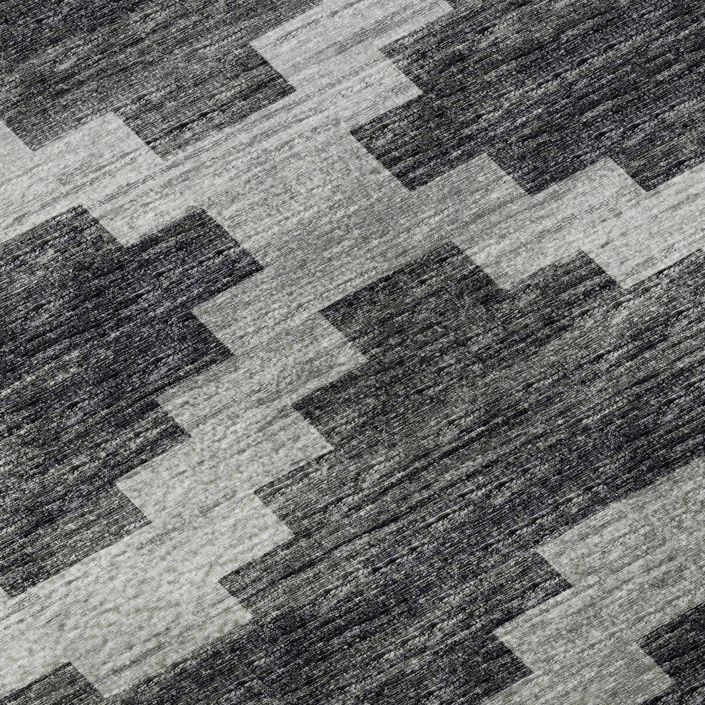 Addison Premium Washable Mayfield AMF115 Gray 5' x 7'6" Rug