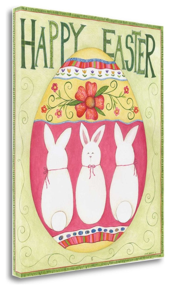 "Easter Happy II" By Cindy Shamp, Giclee Print on Gallery Wrap Canvas