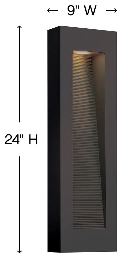 Hinkley Luna Large Wall Mount Lantern, Bronze