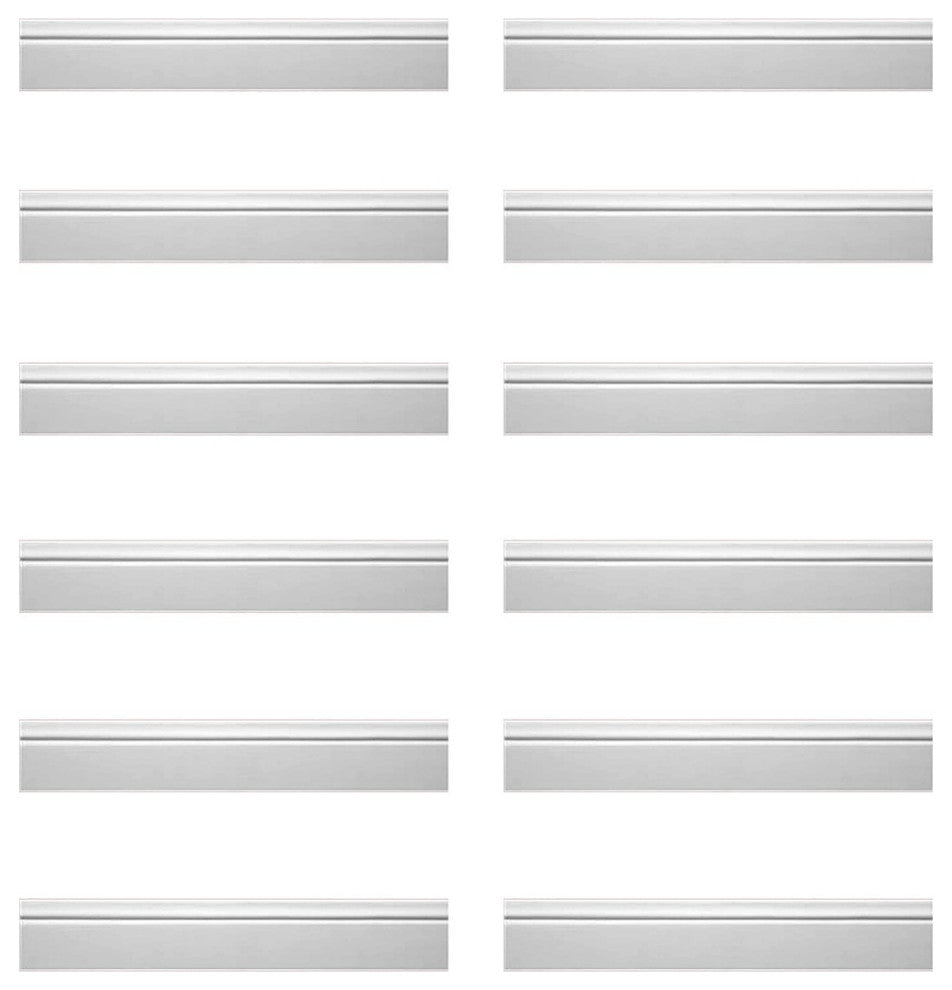 Cornice White Urethane Joli Classique Design 12 Pieces Totaling 1140" Length